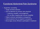 Chronic Functional Abdominal Pain Treatment Pictures