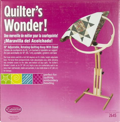 Frank A Edmunds Adjustable Quilters Wonder Hoop And Floor Stand For