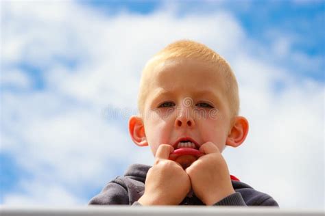 Child Kid Making Silly Face Childhood Stock Image Image Of Weird