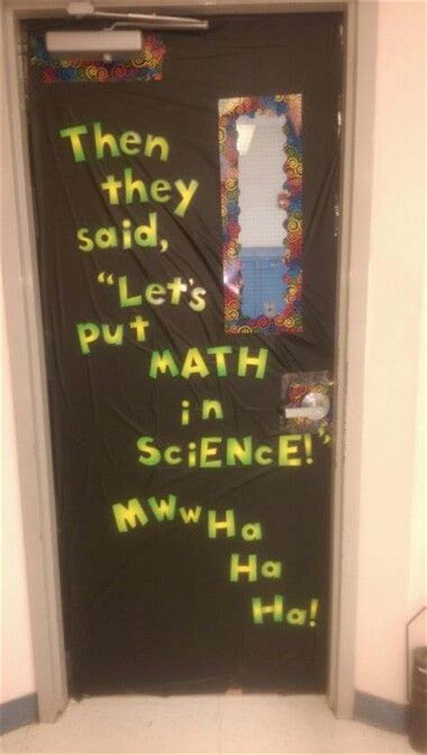 Chemistry Room Door Decoration For The Start Of The Year Science
