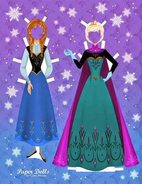 Las Recortables De Veva E Isabel Frozen Elsa Y Anna