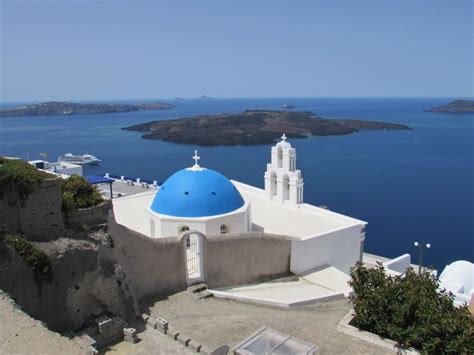 Days At Sea Discovering Santorini Frequent Traveller Cruise Port