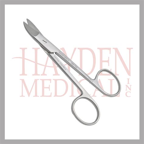 Crown And Collar Wire Cutting Scissors Hayden Medical Inc