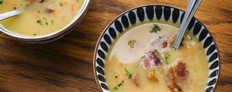 Substitute vegetable broth for chicken brother for a vegetarian dish.submitted by: Creamy Great Northern Bean Soup with Bacon | Recipe (With ...