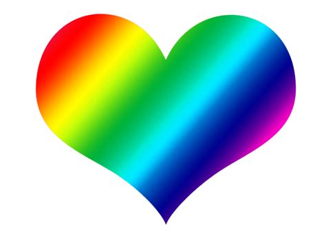 Rainbow Heart Arc Rainbow Png Download 675517 Free Transparent