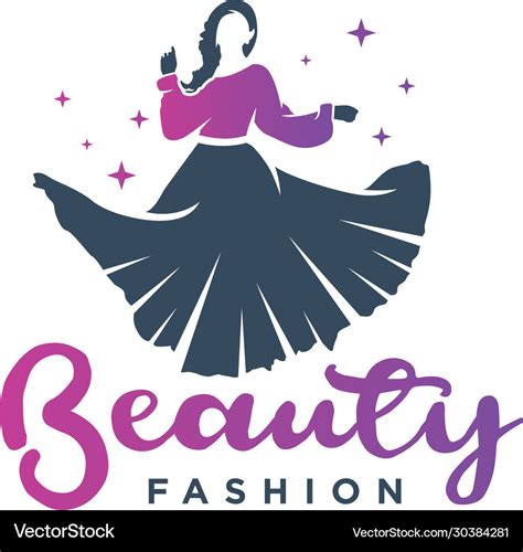 Womens Clothing Logo Design Royalty Free Vector Image