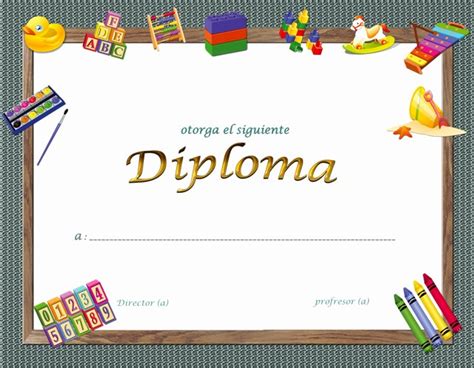 50 Formatos De Diplomas Para Modificar