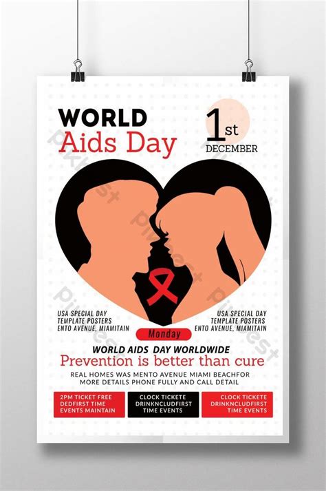 Fight For Aids Hiv Poster Templates Psd Free Download Pikbest
