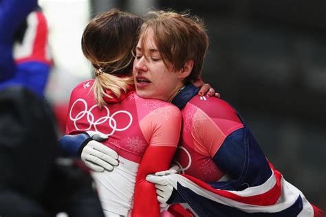 Winter Olympics Lizzy Yarnold Wins Gold Medal For Team Gb In Skeleton