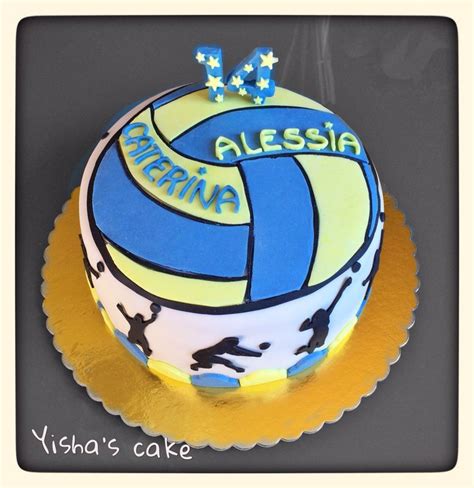 Volleyball Cake Love The Top Of This Cake Possibility Volleyball