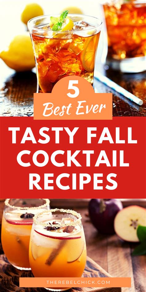 5 Amazingly Tasty Fall Cocktail Recipes Fall Cocktails Recipes Halloween Recipes Drinks