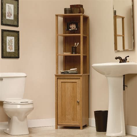 Shop for corner bathroom storage at bed bath & beyond. Tall Corner Storage Cabinet Bathroom Idea — Ideas Roni ...