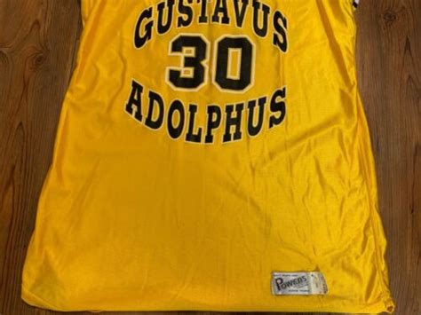 Vintage Gustavus Adolphus College Game Worn Basketball Jersey Brand