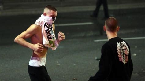 russian football hooligans are training mma to beat up other hooligans