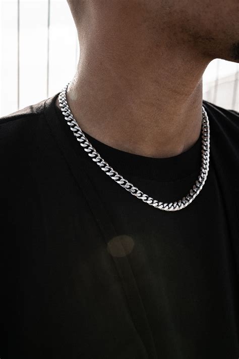 🏷premium Quality Without The Price Tag🏷 Mens Chain Necklace Silver