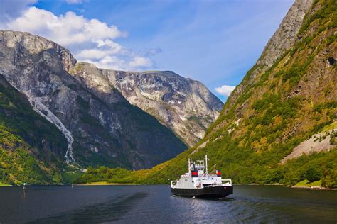 Scenic Cruising Sognefjord Norway