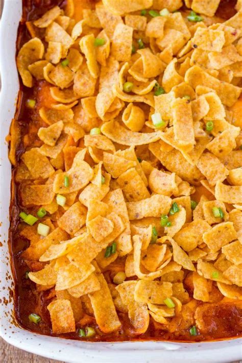 Cheesy Crunchy Frito Pie With Ground Beef Ranch Style Beans Cheese