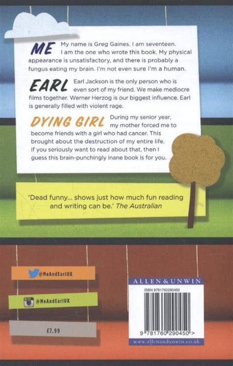 me and earl and the dying girl jesse andrews 9781760290450 boeken