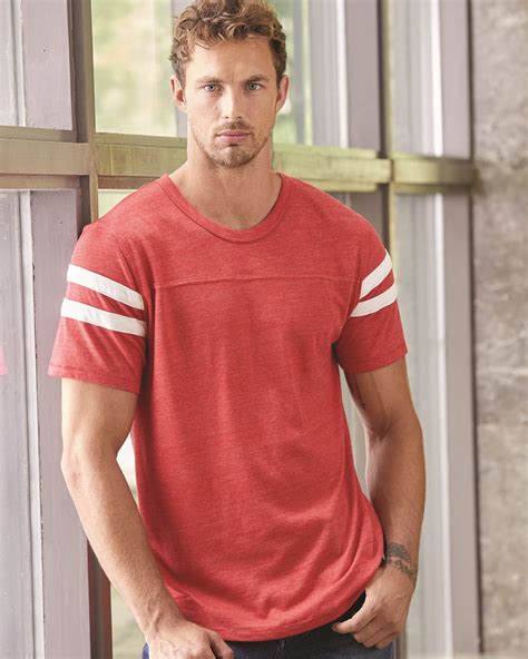 A sports jersey is a shirt worn by a member of a team which identifies his affiliation with the team. Alternative Eco-Jersey Football T-Shirt - 12150 $13.54 ...