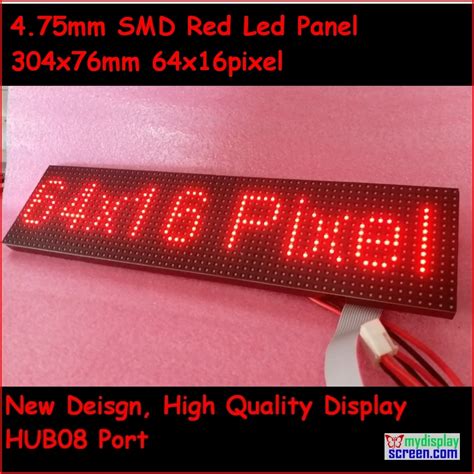 P475 Smd Red Led Module475mm High Cleartop1 For Text Display304