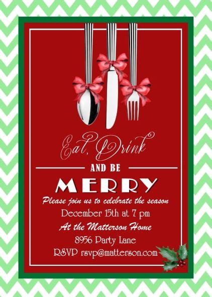 Just like every other aspect of your dinner party, the invitations too need to be perfect. Christmas Dinner Party Invitations New Designs for 2020