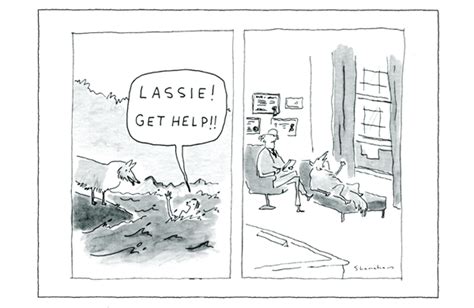 Funny Card The New Yorker Lassie Get Help Comedy Card Company