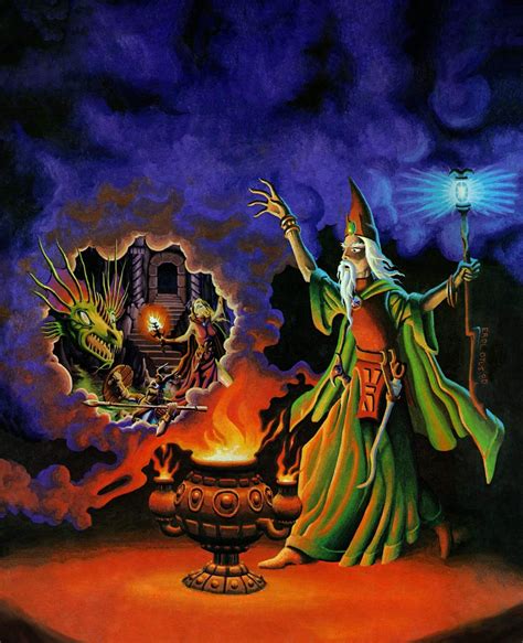 1981 Expert Dungeons And Dragons Cover Art Erol Otus Heroic Fantasy