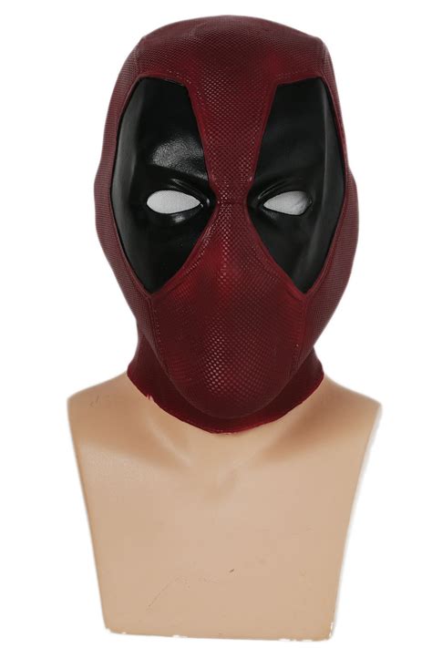 Xcoser Deadpool Movie Vesion Latex Full Head Mask X Costumes Best