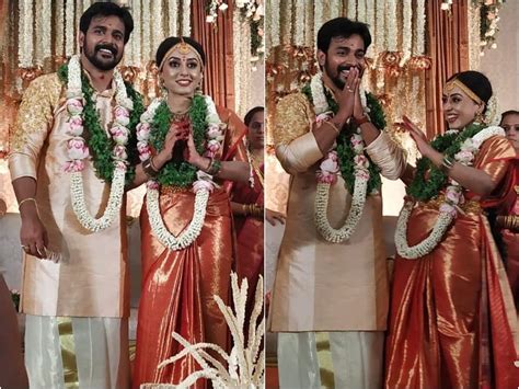Bigg boss malayalam couple pearle maaney and srinish aravind got married in a royal wedding in kerala. Pearlish wedding: TV couple Pearle Maaney and Srinish ...