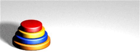 Let's say you have a variant of the tower of hanoi, where you have $4$ pegs and $4$ discs. Towers of Hanoi, Ring puzzle solutions, 4 ring puzzle