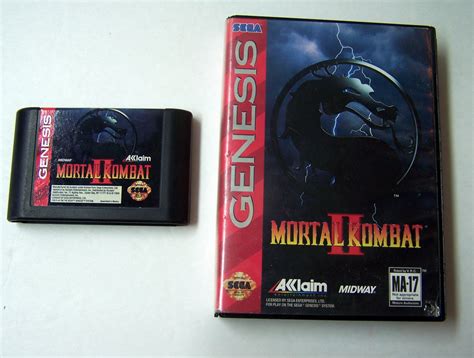 Mortal Kombat 2 Mkii Sega Genesis Game