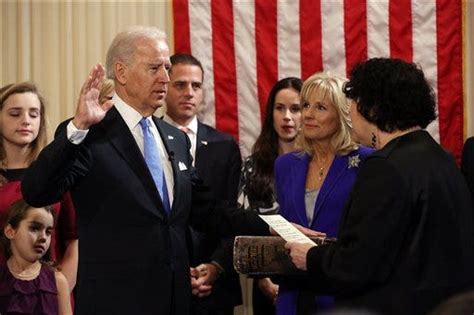 Biden Takes Oath Ahead Of Obamas Swearing In News