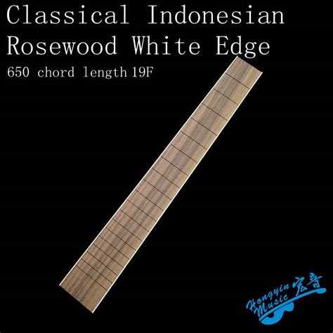 Classical Guitar Indonesia Rosewood White Edge Wrapped Fingerboard Arc
