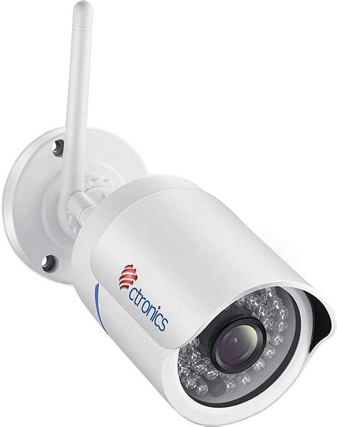 Ctronics Caméra De Surveillance Wifi Caméra Ip Extérieure Sans Fil Hd