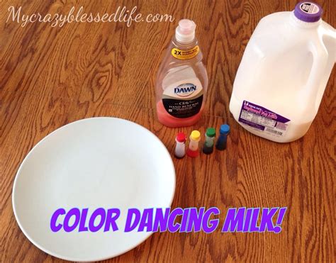 Dancing Colors Milk Experiment My Crazy Blessed Life