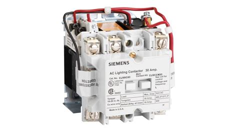 (resistive loads)fuorescent lamps, discharge lamps, etc. Siemens Clm Lighting Contactor Wiring Diagram - Wiring Diagram