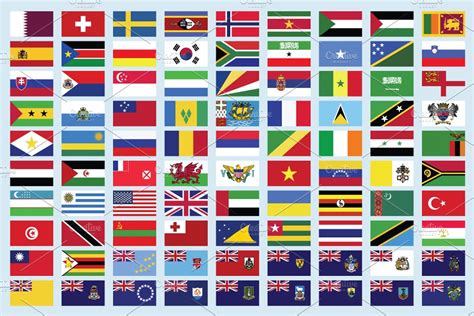 270 World Flags Custom Designed Icons Creative Market
