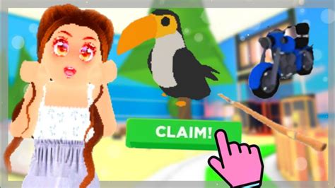 Claiming Toucan Form Star Rewards Adopt Me Roblox Youtube