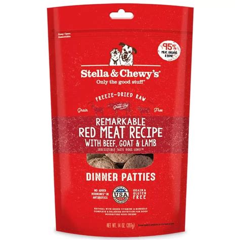 Free shipping on all orders over $49! Stella & Chewy's Remarkable Red Meat Recipe Dinner Patties ...
