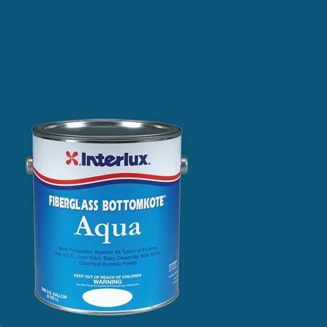 Interlux Fiberglass Bottomkote Aqua Blue Gallon West Marine