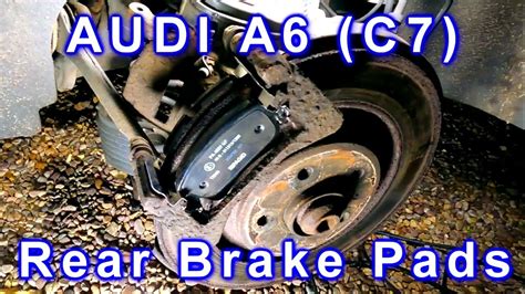 Audi A6 C7 Rear Brake Pad Replacement Youtube