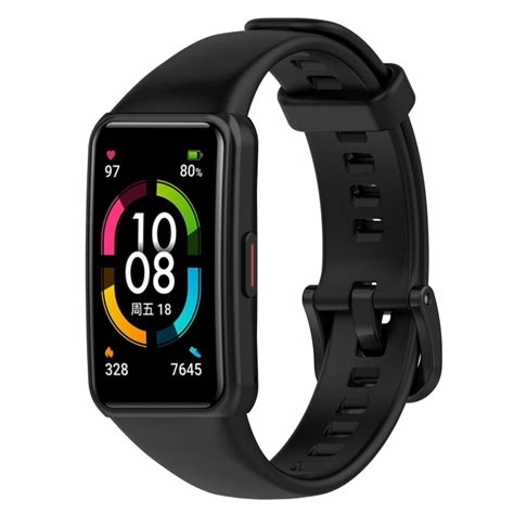 For Honor Band 7 Silicone Watch Bandblack