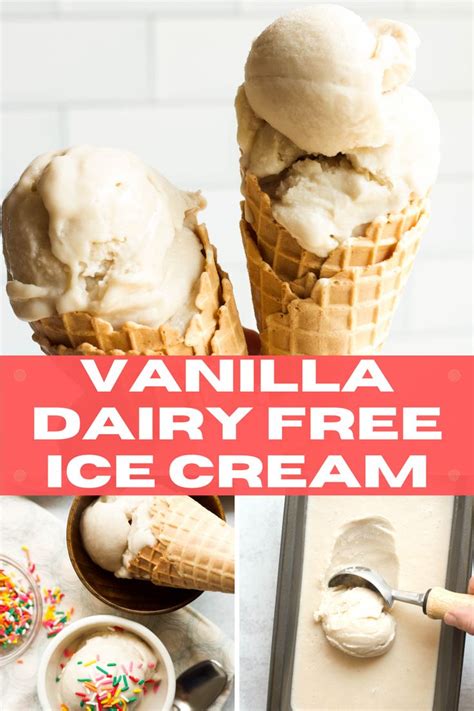 Vanilla Dairy Free Ice Cream Dairy Free Vanilla Ice Cream Lactose