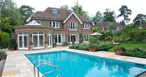Outdoor Swimming Pool Construction And Design Falcon Pools Surrey