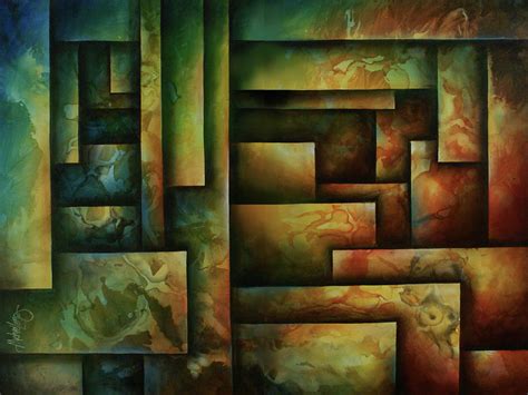 Abstract Design 102 Painting By Michael Lang