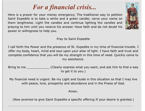 Why ask for something you already have? Prayer to Saint Expedite for #financial help #money | in God i Trust | Pinterest | Money, Search ...