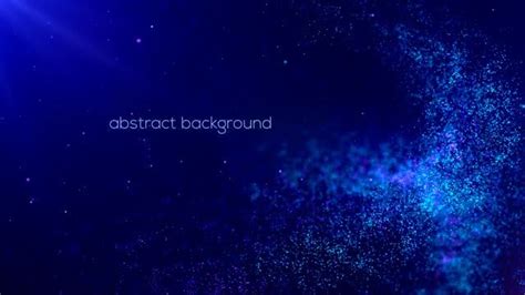Abstract Blue Particles Background Stock Motion Graphics Motion Array