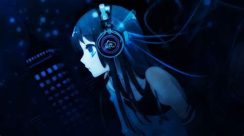 Anime Girl Headphones Wallpaper 675209