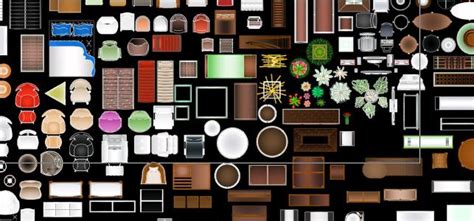 Furniture Colored Blocks Dwg Block For Autocad • Designs Cad