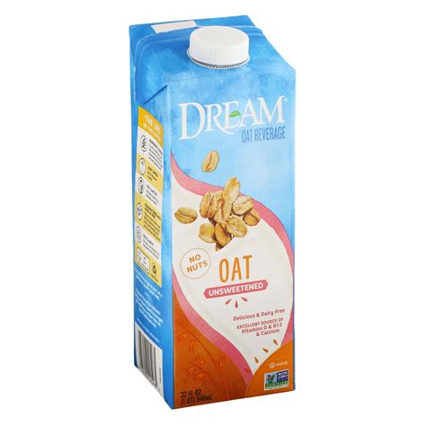 Dream Oat Beverage Unsweetened Shop Milk At H E B